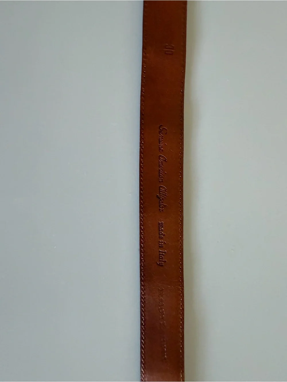 Ralph Lauren Brown women’s Waist Alligator Leather Belt size 30